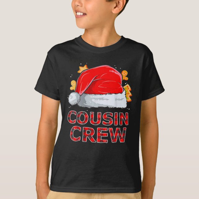 Kumsin Crew jul Squad Funny Family T Shirt (Framsida)