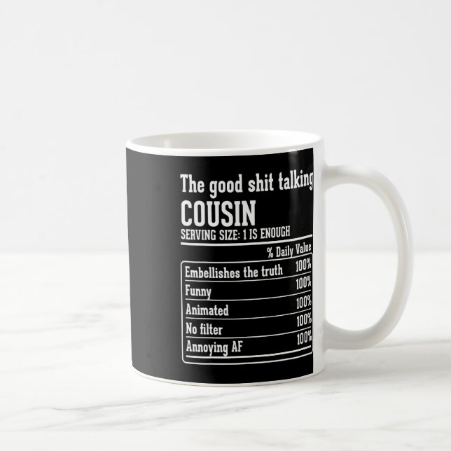 Kumsin Crew Näringsfaktorer Bra-Talk Co Kaffemugg (Höger)
