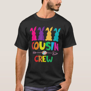 Kumsin Crew S Squad Påsk Day Cute Bunny Kids Tod T Shirt