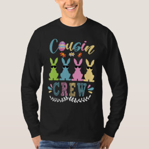 Kumsin Crew Squad Bunny Rabbit Påsk Day Party Mors T Shirt