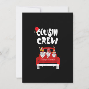 Kumsin Crew Team Santa Squad jul Red Lastbil G Inbjudningar