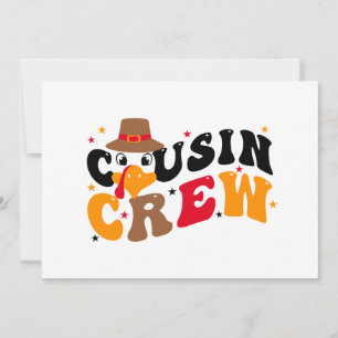 Kumsin Crew Thanksgiving Inbjudningar