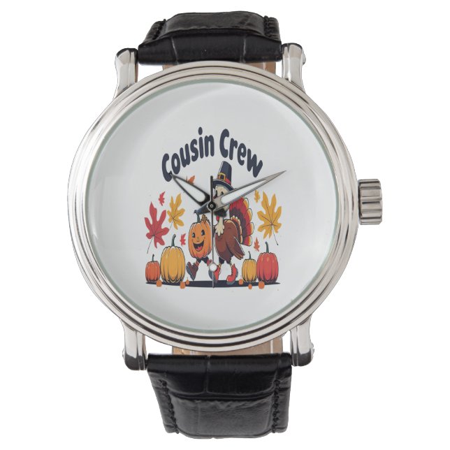 Kumsin Crew Thanksgiving Pumpkin Armbandsur (Framsida)