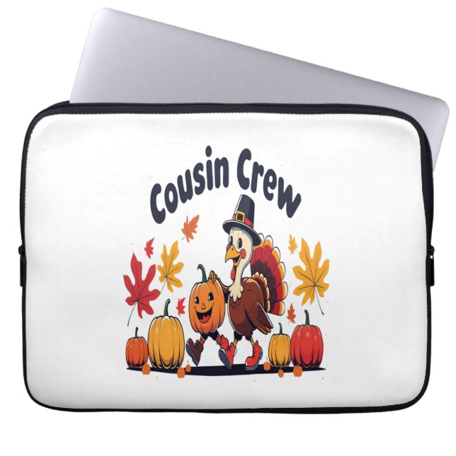 Kumsin Crew Thanksgiving Pumpkin Laptop Fodral (Framsidan)