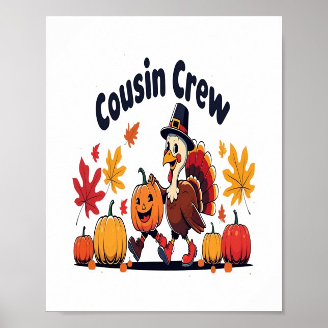Kumsin Crew Thanksgiving Pumpkin Poster (Framsidan)