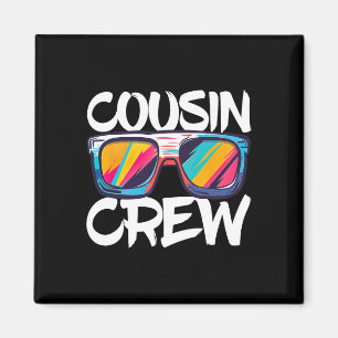 Kumsin Crew Vuxnas Kids Matching Cousin Crew Magnet