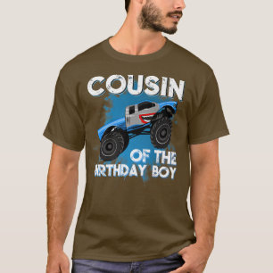 Kumsin för födelsedagskorgen Monster Lastbil födel T Shirt