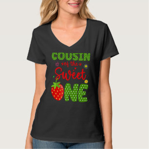 Kumsin från födelsedagen en jordgubbsfrukt 1:a fru t shirt