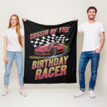 Kumsin i Birthday Racer Tävla Party Fleecefilt<br><div class="desc">Kumsin i Birthday Racer Tävla Party</div>