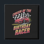 Kumsin i Birthday Racer Tävla Party Magnet<br><div class="desc">Kumsin i Birthday Racer Tävla Party</div>