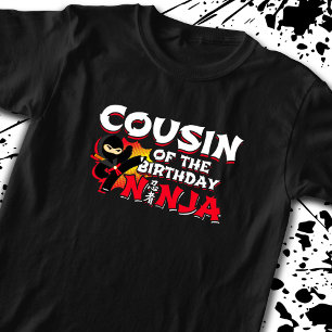 Kumsin i födelsedagen Ninja - Födelsedagsfesten T Shirt
