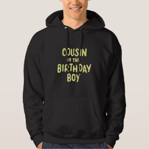 Kumsin i födelsedagspojkmatchningsfamiljen Party Hoodie