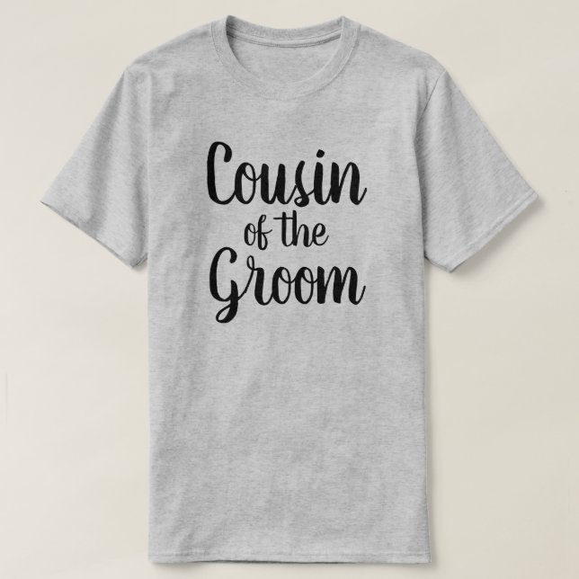 Kumsin i Groom T Shirt (Design framsida)