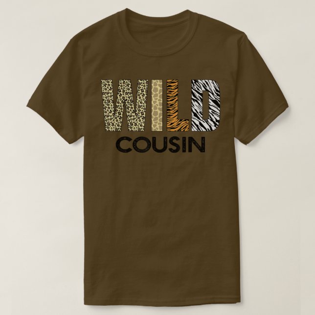 Kumsin i Vilden en zoo Birthday Safari Jungle T Shirt (Design framsida)