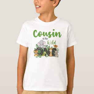 Kumsin i Vilden Ett jungle Safari Zoo Animals T Shirt