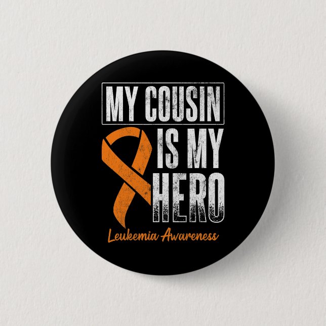 Kumsin My Hero Leukemia Cancer Leukemia Awareness Knapp (Framsida)