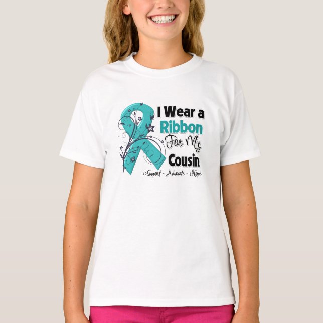Kumsin - Ovarian Cancer Ribbon Tröja (Framsida)
