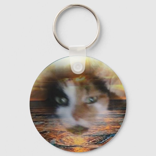 Kumsin Pumpkins Button Keychain Nyckelring (Framsida)