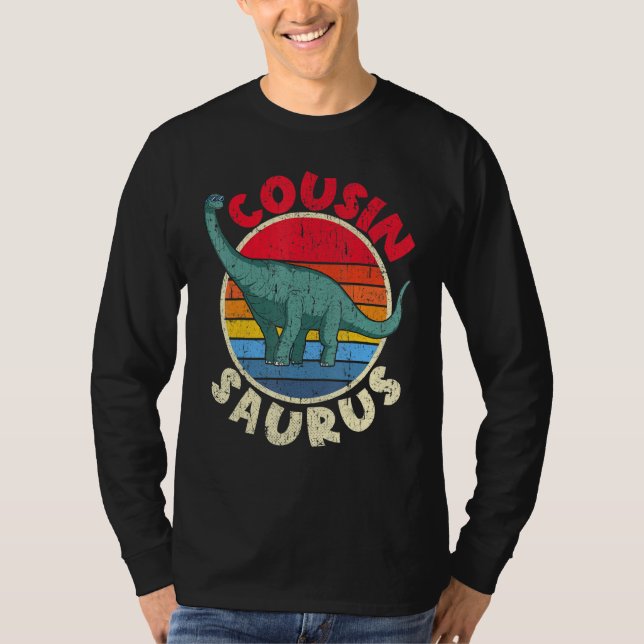 Kumsin Saurus I Brachiosaurus Diplodocus I Familj T Shirt (Framsida)