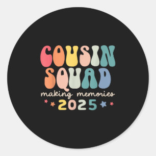 Kumsin Squad Crew 2025 Skapar familjen Reun Runt Klistermärke