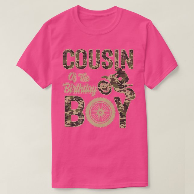 Kumsin till Birthday Boy Dirt Bike 4:e B day Par T Shirt (Design framsida)