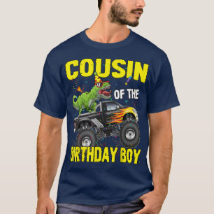 Kumsin till födelsedagspojken Dinosaurs t Rex Mons Shirt
