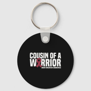 Kumsin till Warrior Brain Aneurysm Awareness Nyckelring