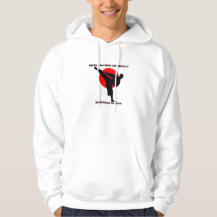 Kun för Dojo för monteringsAllison Shotokan Kara Sweatshirt Med Luva