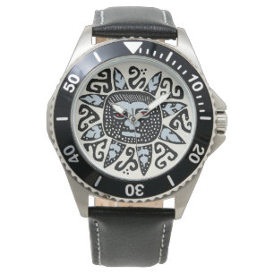 Kuna-indian Del Sol läderarmbandsur Armbandsur