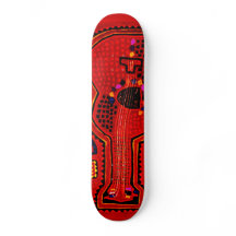 Kuna Indian Gitarr Skateboard