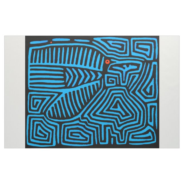Kuna Indian Mola Inspired Decorator Fabric Tyg (Yard)