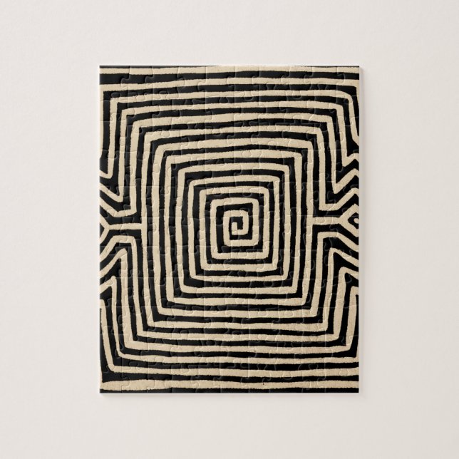 Kuna Indian Tortuga Pussel (Vertikal)