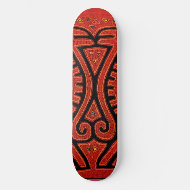 Kuna Indian Tribal Skateboard (Framsida)