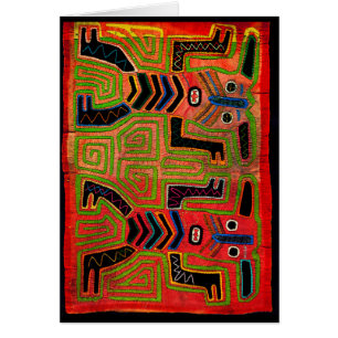 Kuna Indian Twin Spirits Hälsningskort
