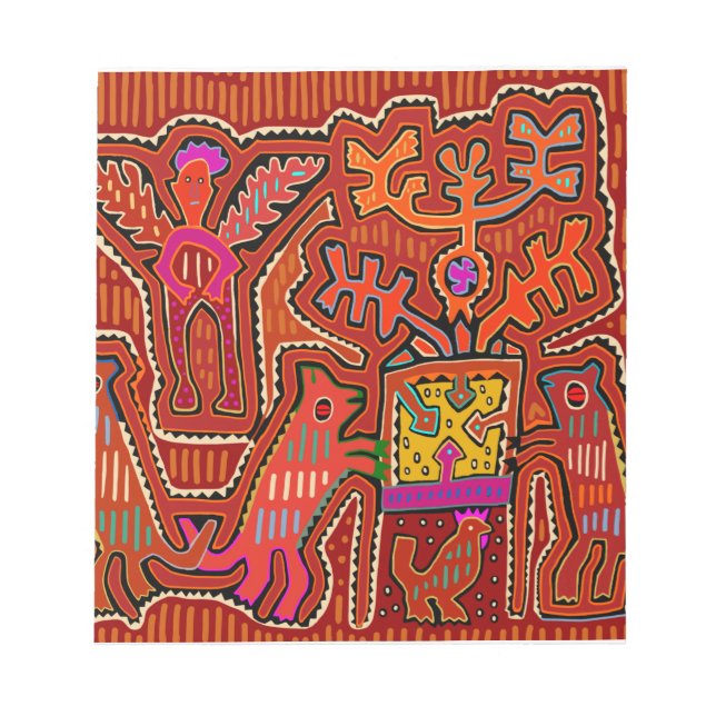 Kuna Shaman Peyote Ritual - SCOTUS skär mina Höger Anteckningsblock (Framsida)