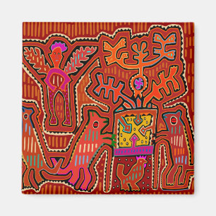 Kuna Shaman Peyote Ritual - SCOTUS Skär ner mina R Magnet