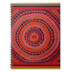 Kuna Tribal Universell Sol Anteckningsbok Med Spiral
