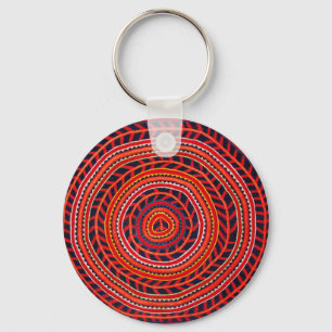 Kuna Tribal Universell Sol Nyckelring