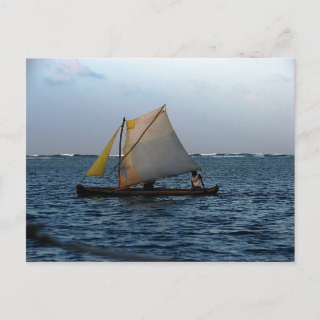 Kuna Ulu, Yansaladup Island, Panama Vykort (Framsida)