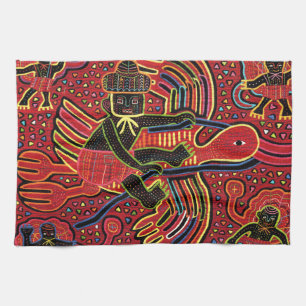 Kunaindian Stork Bringing Baby-design Kökshandduk