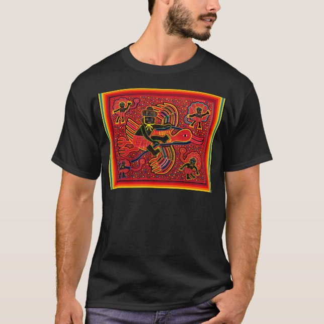 Kunaindian Stork Bringing Baby-design Tee (Framsida)