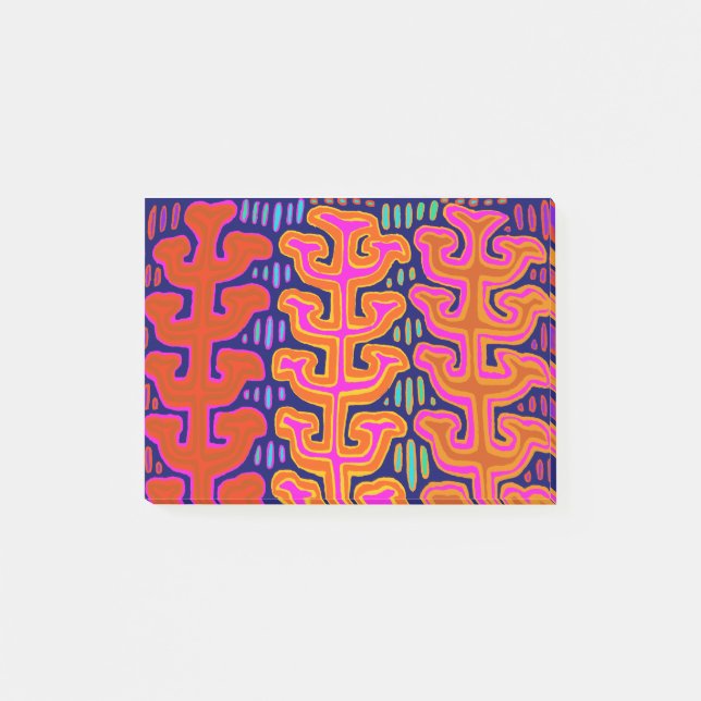 Kunaindianska träd post-it block (Framsida)