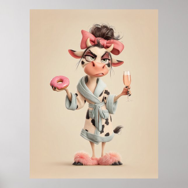 Kund i spa-läge poster (Framsidan)