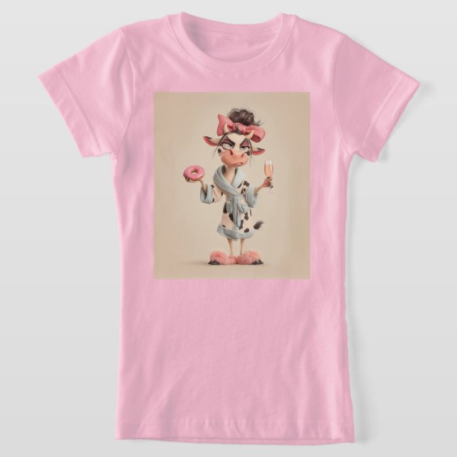 Kund i spa-läge t shirt (Laydown)
