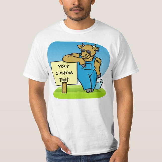 Kund med tecken tee shirt (Framsida)