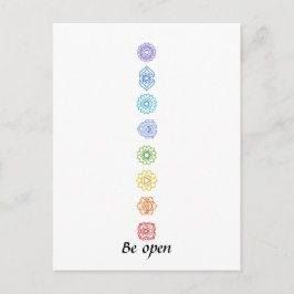 Kundalini Chakras BE Open Vykort