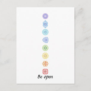 Kundalini Chakras BE Open Vykort