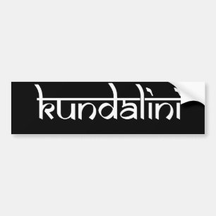 Kundalini design på Sanskrit stil Bildekal