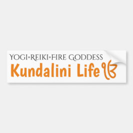 Kundalini Reiki Fire Goddess Bumper Sticker Bildekal