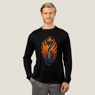 Kundalini Stigning Serpent T-Shirt - Andlig Snake